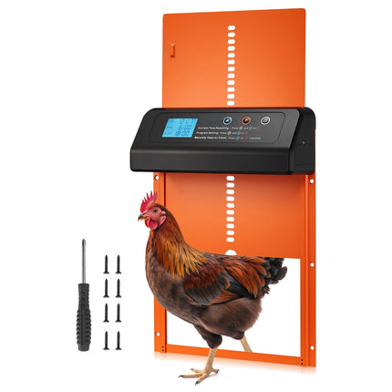 Automatic Chicken Coop Door – Battery Timer, Anti-Pinch