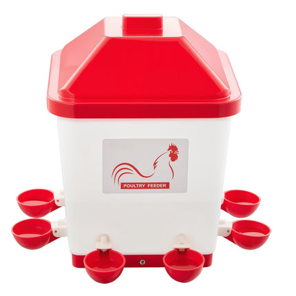 Automatic Chicken Feeder And Waterer Set, 40 lb, 5 Gal