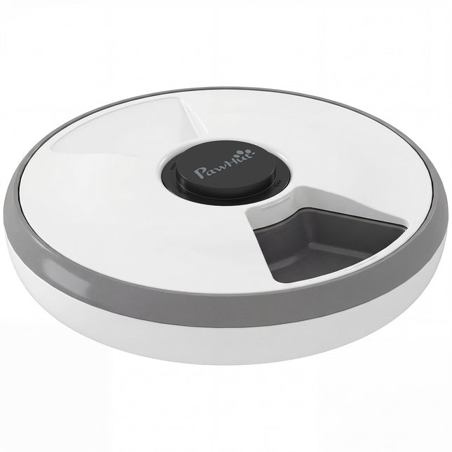 Automatic Pet Feeder with Timer, 6 Meals, LED Display