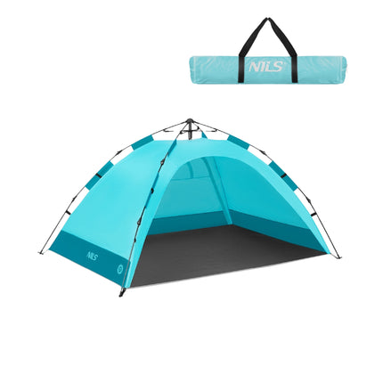 Automatic Pop-Up Beach Tent, UV Protection, 2-Door