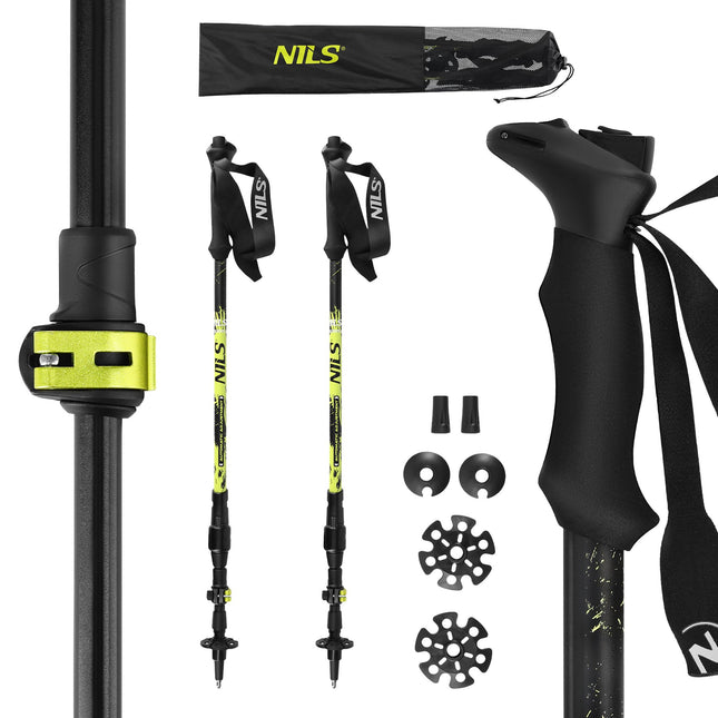 Automatic Trekking Poles – Adjustable, Lightweight