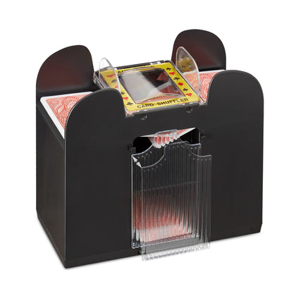 Automatic card shuffler for 6 decks