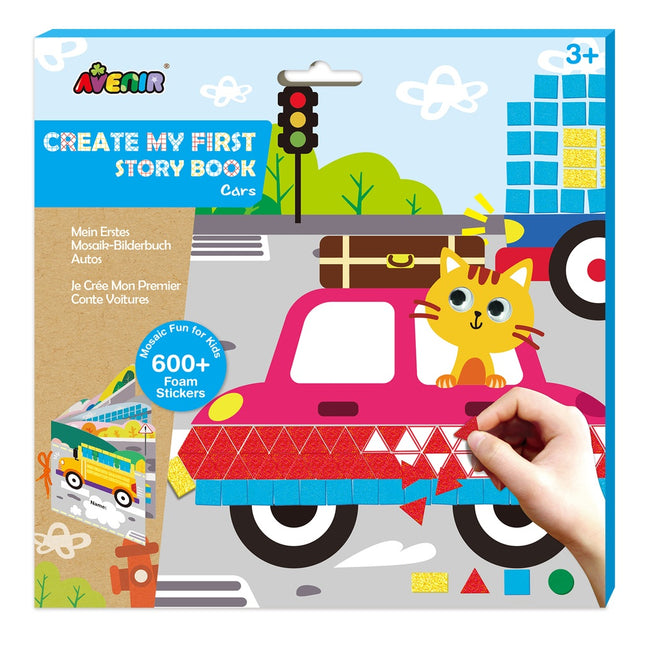 Avenir Create My First Story Book Cars
