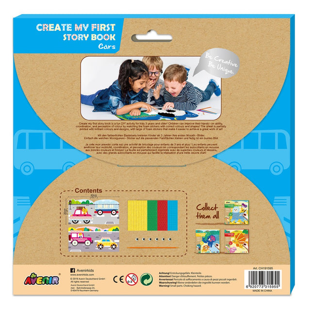 Avenir Create My First Story Book Cars