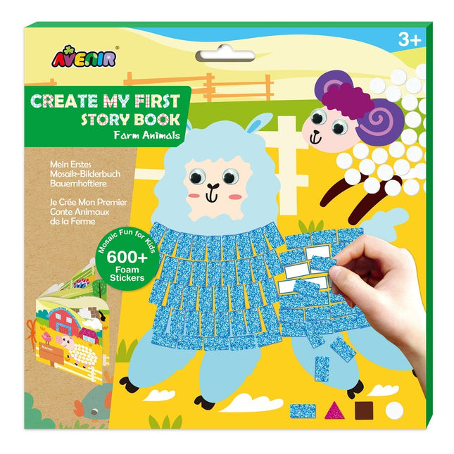 Avenir Create My First Story Book Farm Animals
