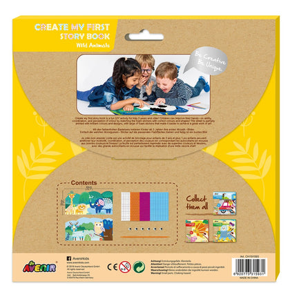Avenir Create My First Story Book Wild Animals
