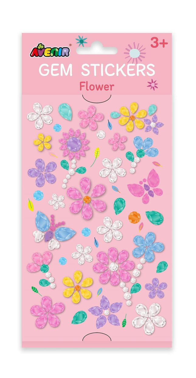 Avenir Gem Stickers Flower