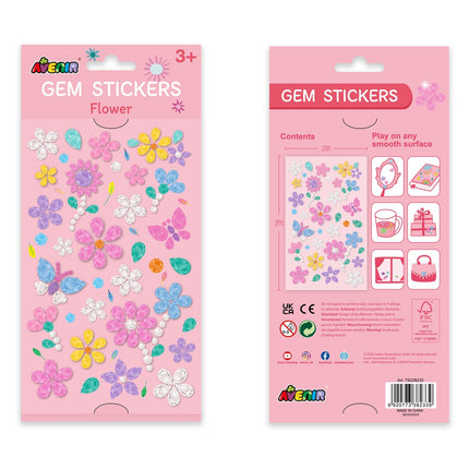 Avenir Gem Stickers Flower