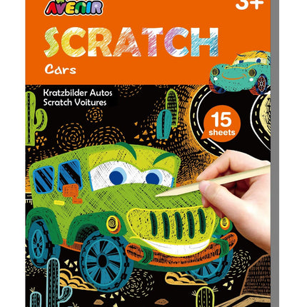 Avenir Mini Scratch Book Cars