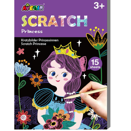 Avenir Mini Scratch Book Princess
