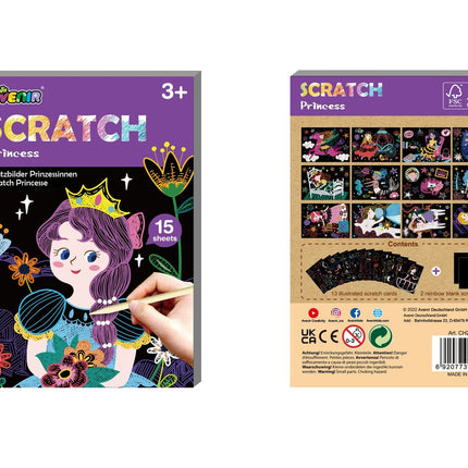 Avenir Mini Scratch Book Princess