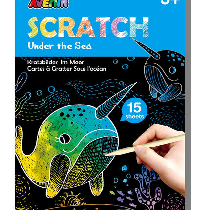 Avenir Mini Scratch Book Under The Sea