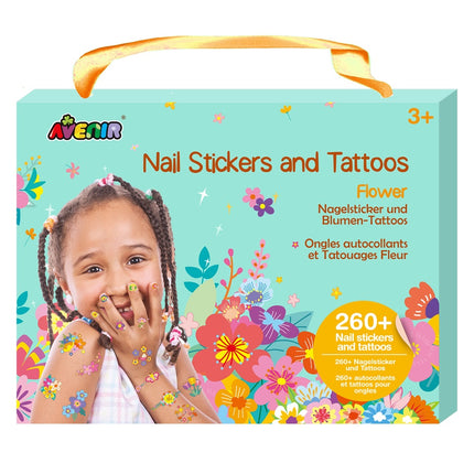 Avenir Nail Stickers And Tattoos Flowers