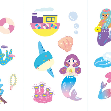 Avenir Nail Stickers And Tattoos Mermaid