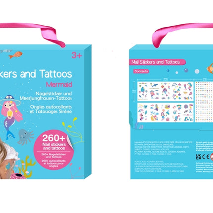 Avenir Nail Stickers And Tattoos Mermaid