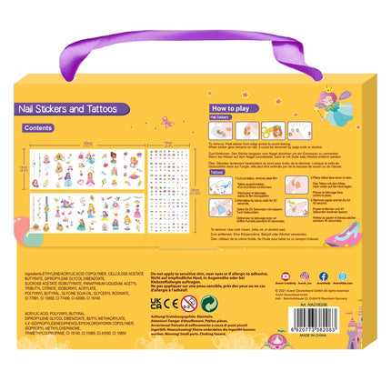 Avenir Nail Stickers And Tattoos Princess