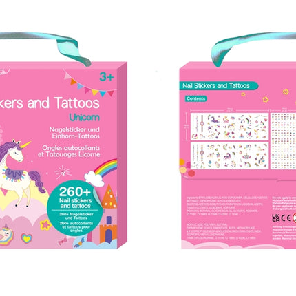 Avenir Nail Stickers And Tattoos Unicorns