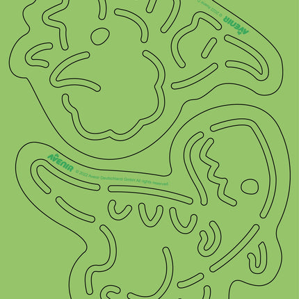 Avenir Scratch Set With Stencil: Dinos