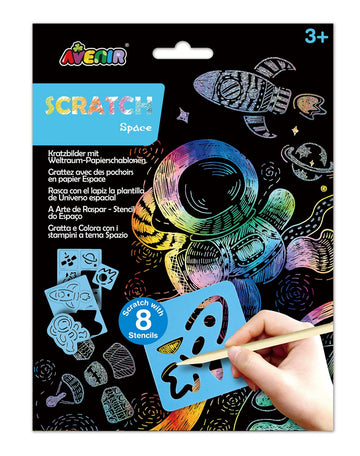 Avenir Scratch Set With Stencil: Space