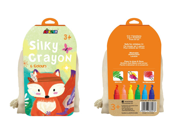 Avenir Silky Crayons 6 Pcs