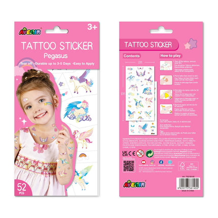 Avenir Tattoo Sticker Pegasus