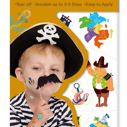 Avenir Tattoo Sticker Pirate