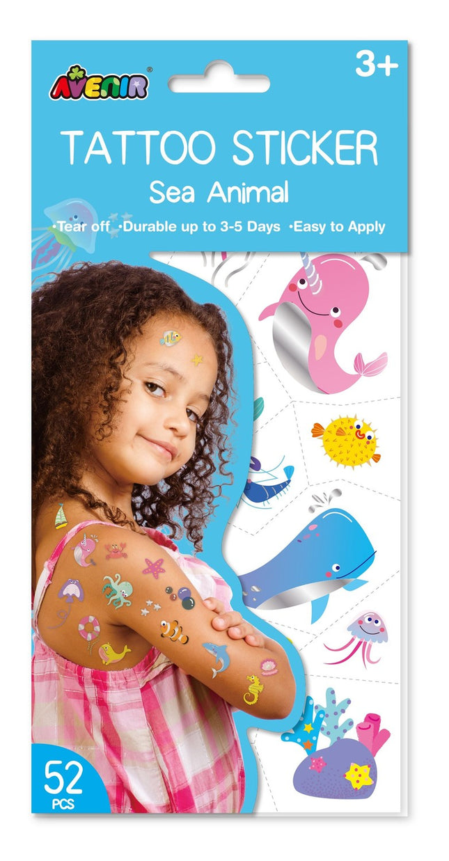 Avenir Tattoo Sticker Sea Animal