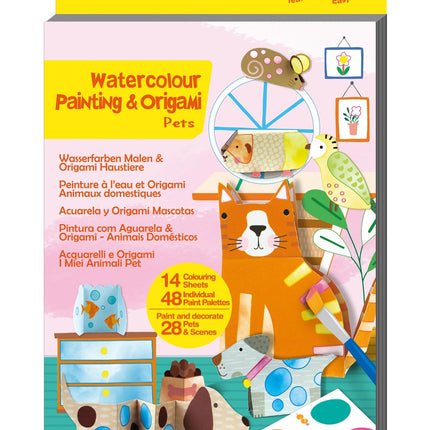 Avenir Watercolour Painting And Origami: Pets