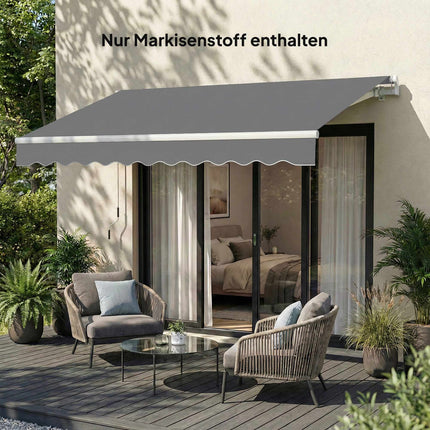 Awning Fabric Replacement, 3.37x2.5m, UPF 50+, Waterproof