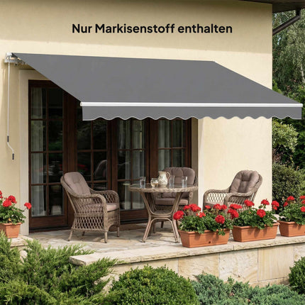 Awning Fabric Replacement, 3.37x2.5m, UPF 50+, Waterproof