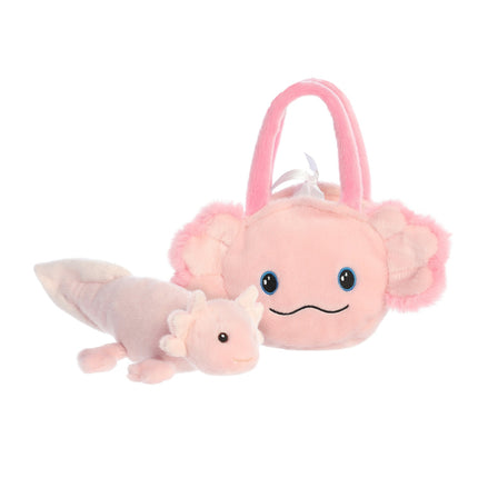 Axolotl Plush Toy in Bag, 20 cm Size, Soft and Cuddly