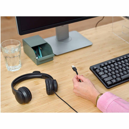 Ayda PC headset USB Black