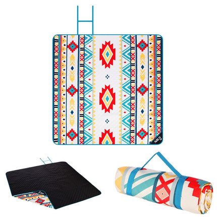 Aztec Picnic Blanket, 195x200 cm, Waterproof