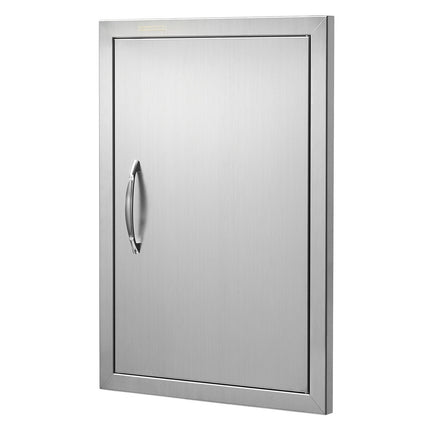 BBQ Access Door 17x24 In, Stainless Steel Flush Mount