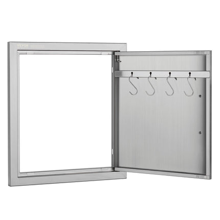 BBQ Access Door 18x20 in, Stainless Steel Flush Mount