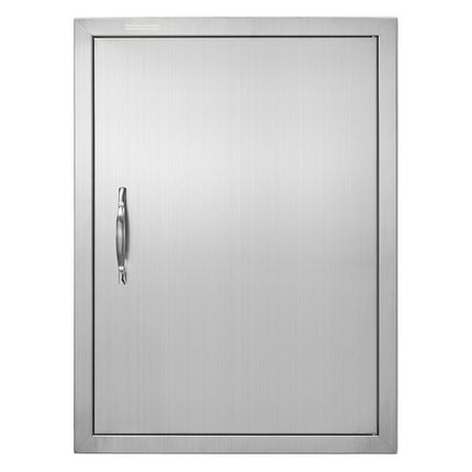 BBQ Access Door, 20x27 In, Stainless Steel Flush Mount