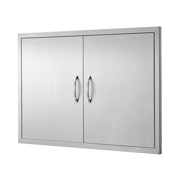 BBQ Access Door, Double Stainless Steel, 990x660 mm