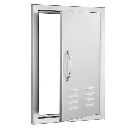 BBQ Access Door, Stainless Steel Flush Mount, 24x17 in