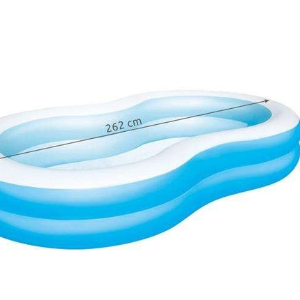 BESTWAY 54117 inflatable pool 262x157x46cm