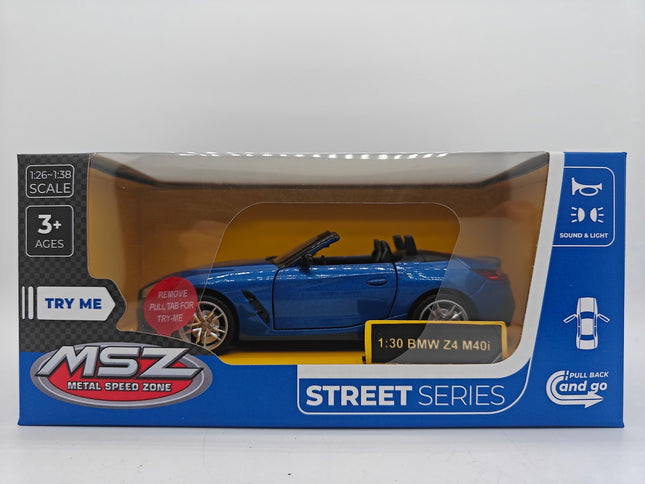 BMW Z4 M40i Die-Cast Model, 1:30 Scale Collectible Car