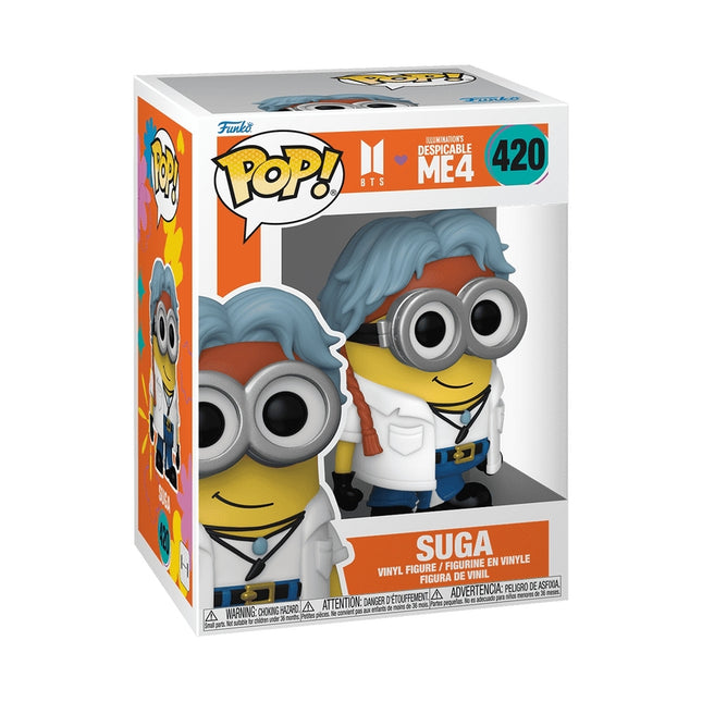 BTS x Despicable Me 4 Funko Pop! Vinyl Figure - Suga