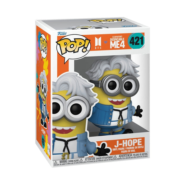 BTS x Despicable Me 4 J-Hope Funko Pop Vinyl Figure