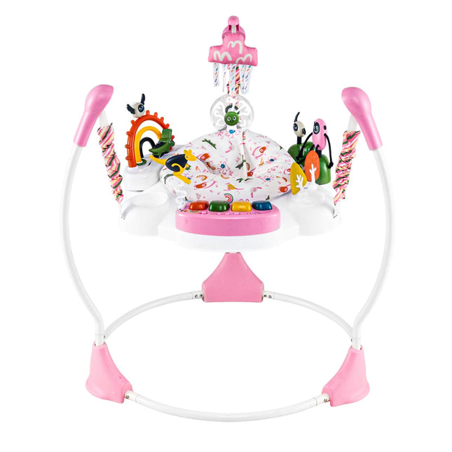 Baby Activity Center with 6 Toys, Lights & Music, Pink