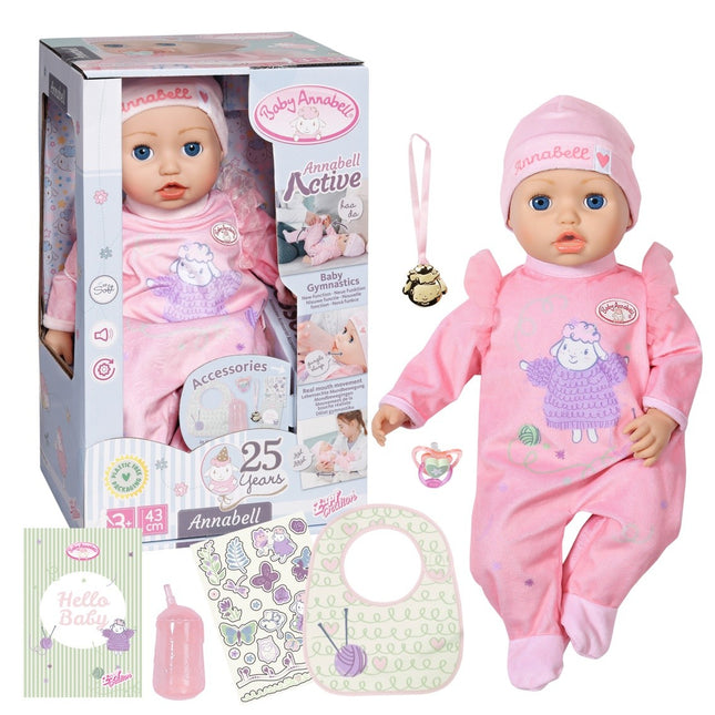 Baby Annabell Interactive Doll Annabel 43 Cm