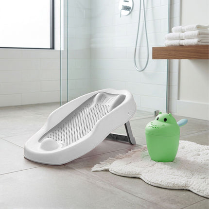 Baby Bath Aid Set with Hippo Rinse Cup, Grey