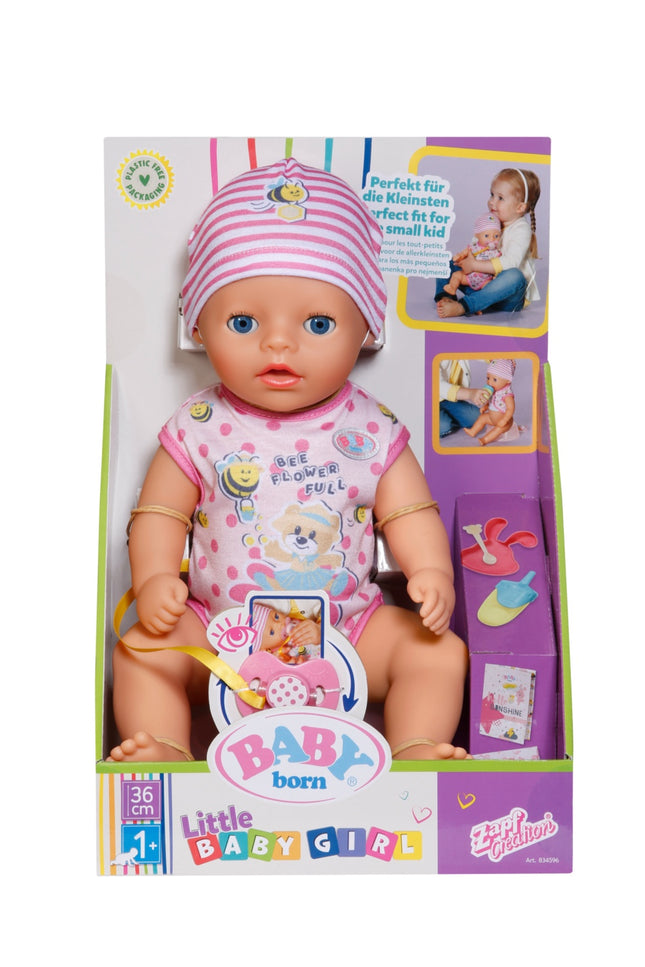 Baby Doll 36 cm, Little Girl Toy for Kids