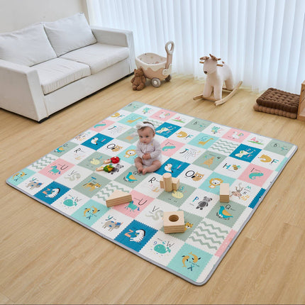 Baby Play Mat 71x79 Inch, Foldable Non-Slip XPE Foam