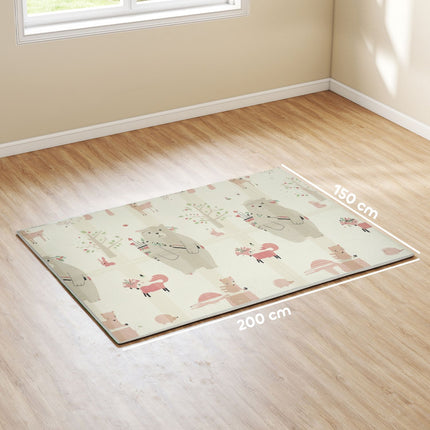Baby Play Mat, Animal Pattern, Foam, 1.5 cm Thick