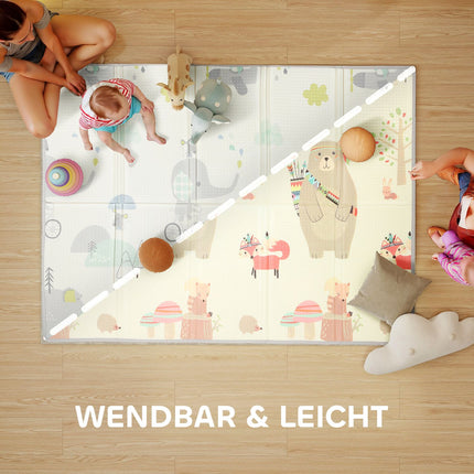 Baby Play Mat, Animal Pattern, Foam, 1.5 cm Thick
