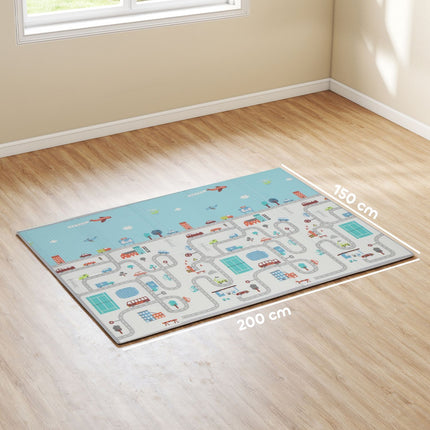Baby Play Mat, Animal Pattern, Foam, 1.5 cm Thick, Non-Slip
